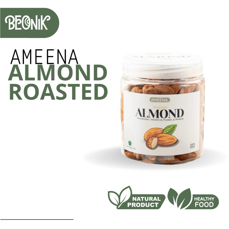 

[ TOPLES ] Almond Roasted 300GR | Almond Panggang Ameena Premium Quality