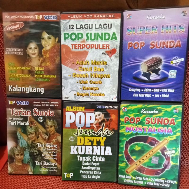 SALE SALE SALE VCD KARAOKE LAGU SUNDA, bebas pilih judul yang di inginkan 100% Original