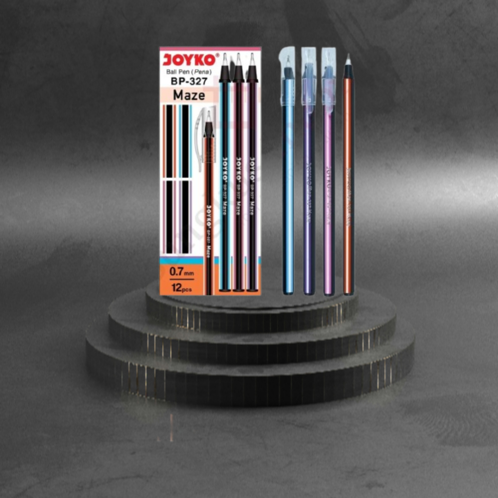 

Bolpoint Joyko Ketebalan 0,7MM BP-327 Isi 6 Pcs