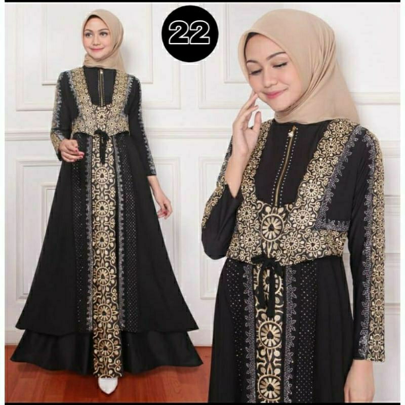 Gamis abaya hitam turki