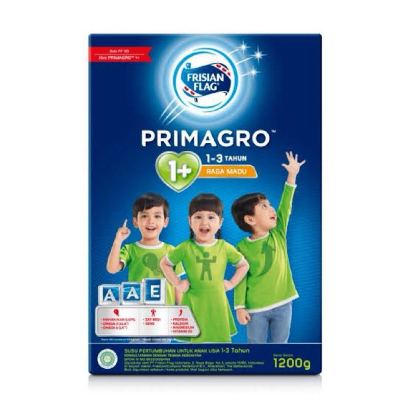SUSU FORMULA PRIMAGRO 1+ RASA MADU 1200gr FRISIAN FLAG
