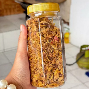 

Bawang merah goreng Kemasan botol 700ml , 200gr / Bawang Brebes Campuran Grade B