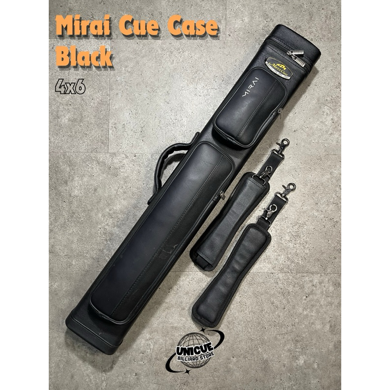 Mirai Cue Case 4x6 Black