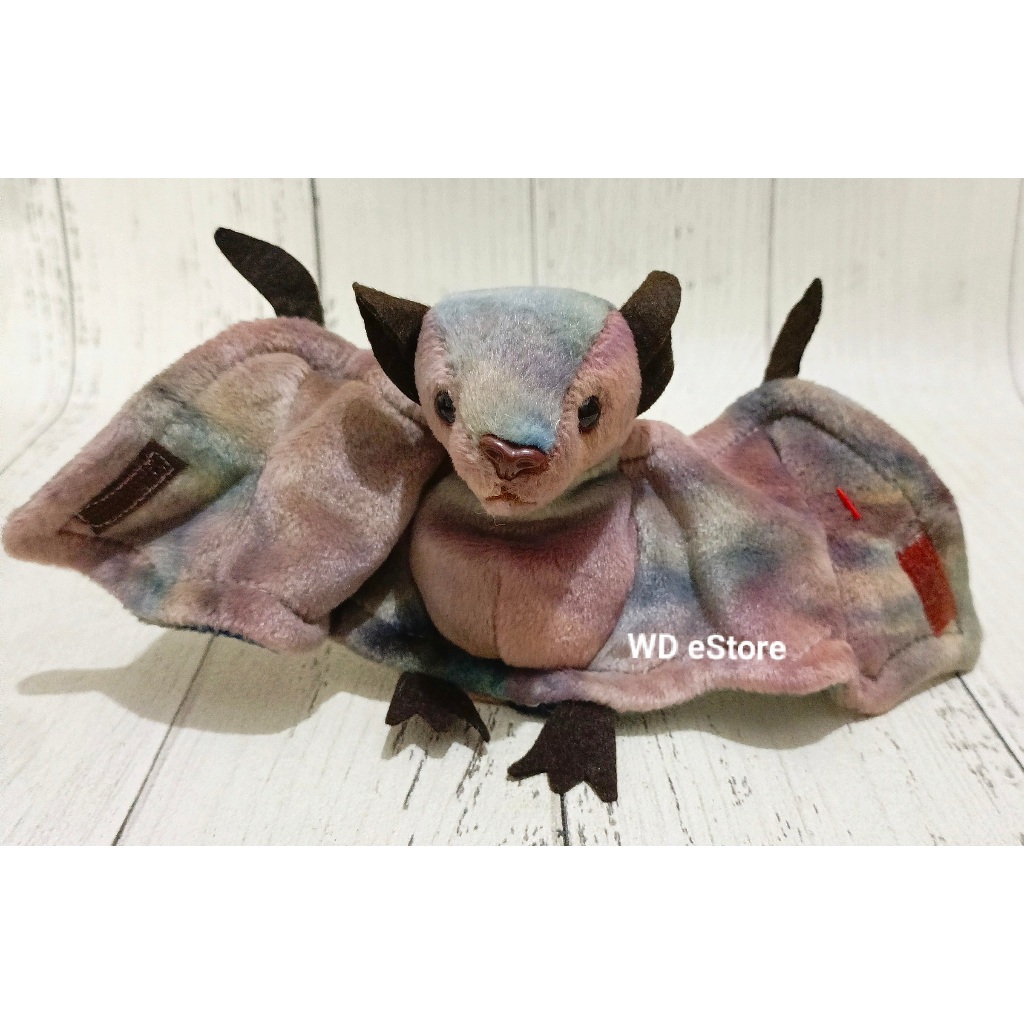 Boneka Kelelawar TY Beanie Baby, Batty