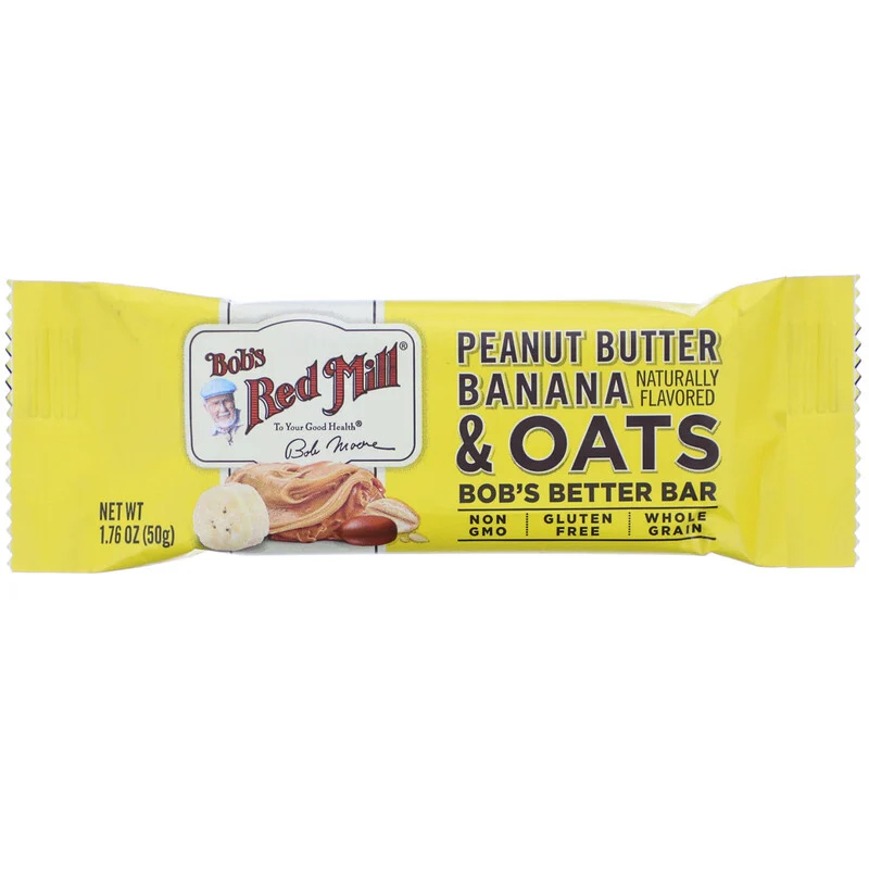 

Bob’s Red Mill Peanut Butter Banana & Oats Bar 50g – Camilan Sehat & Bergizi