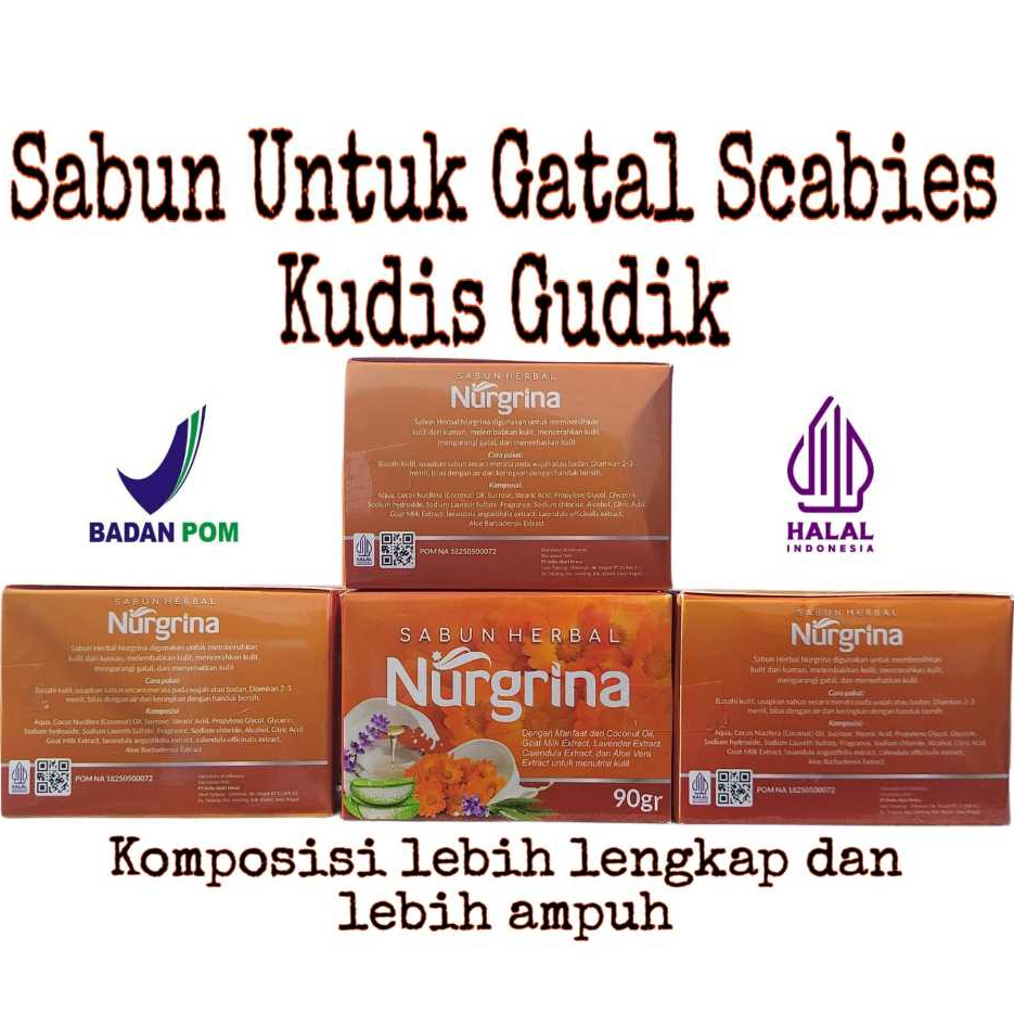 Nurgrina Sabun Scabies Ori Atasi Gatal Scabies Kudis Gudik Dengan Cepat