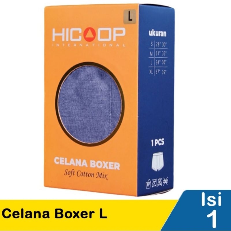 Hicoop celana boxer pria 1pcs