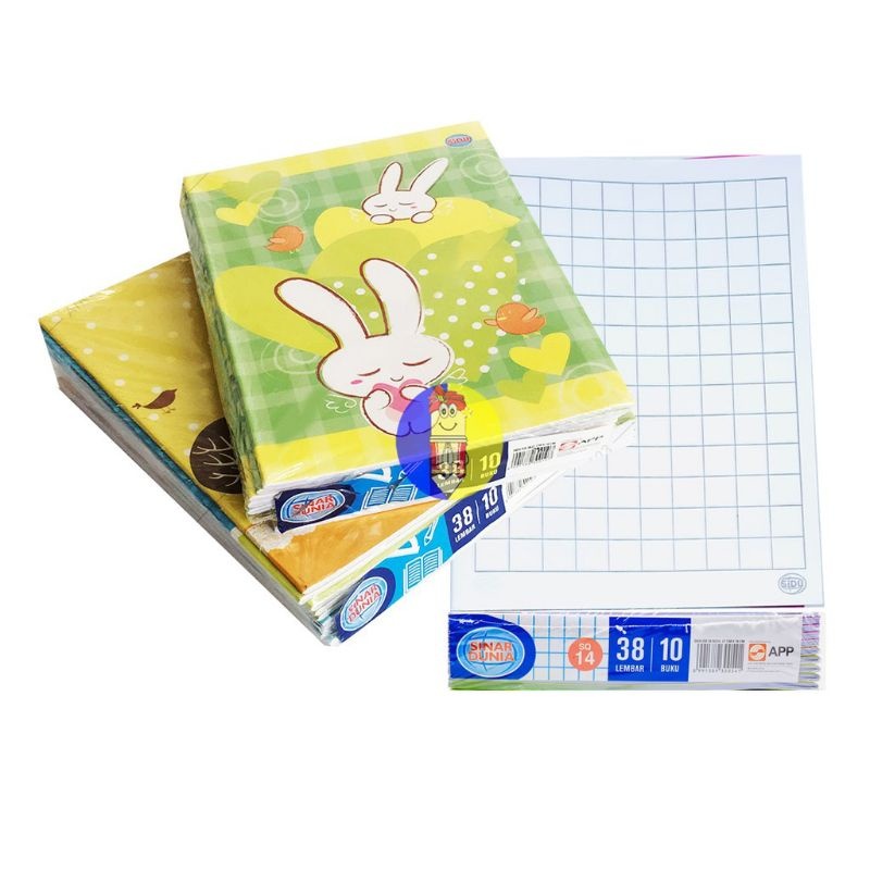 

SIDU Buku Kotak Besar SQ14 isi 38 lembar - 1 pack