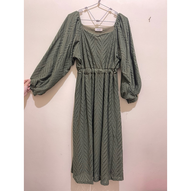 dress katun bolong