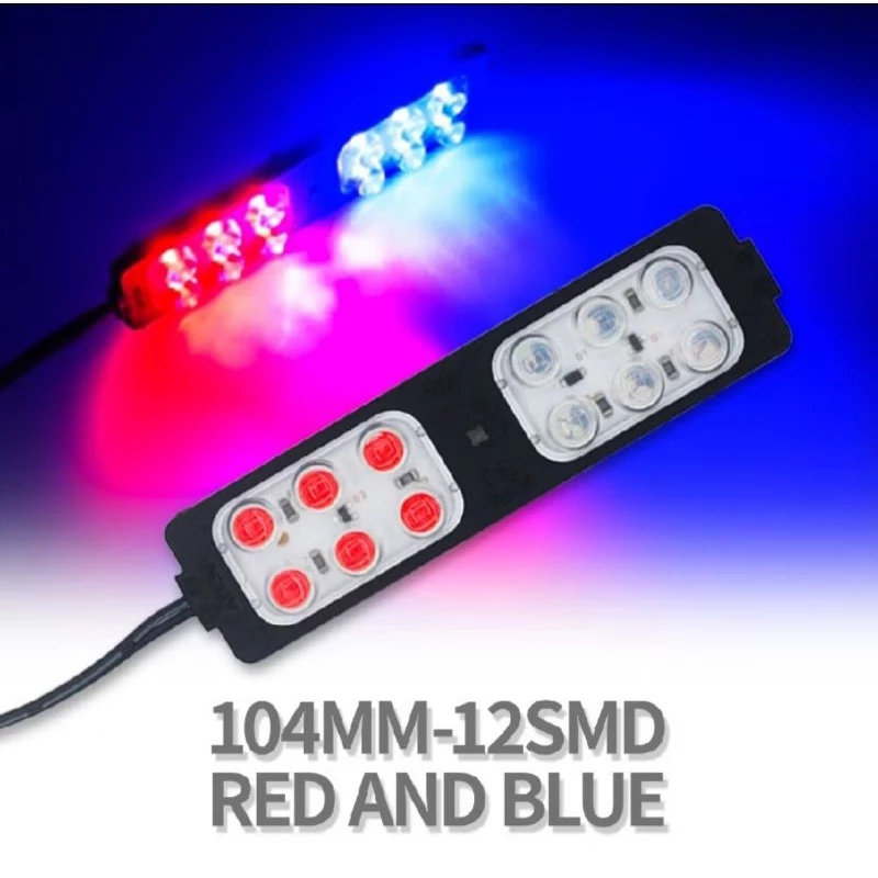 LIUOOP LAMPU LED MODUL STRIP 6MATA SMD 7540 3030 12VOLT WATERPROOF 6 MATA 12V 12 V VOLT VARIASI MOTO