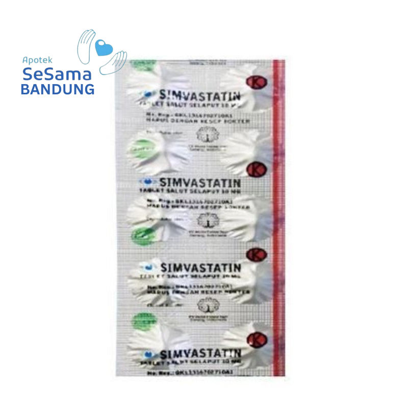 SIMVASTATIN 10MG 1 BOX 100 TABLET (GEN-MULIA)