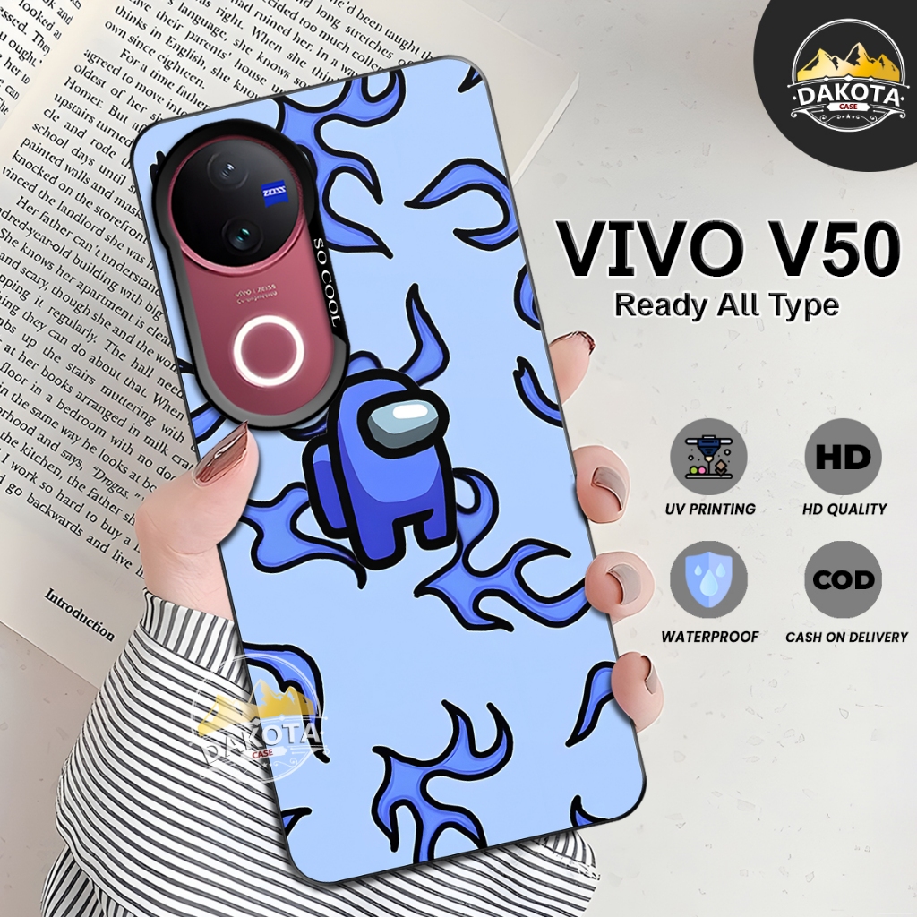 DAKOTA - CASE SO COOL IDM HOLOGRAM PREMIUM For VIVO V50 Terbaru - Casing SO COOL Branded -  Case Col
