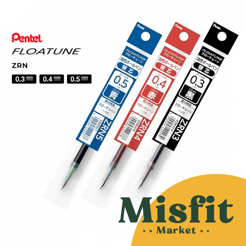 

Pentel XZRN Refill for Floatune Ballpoint Pen 0.3 0.4 0.5 mm Isi Ulang Pulpen