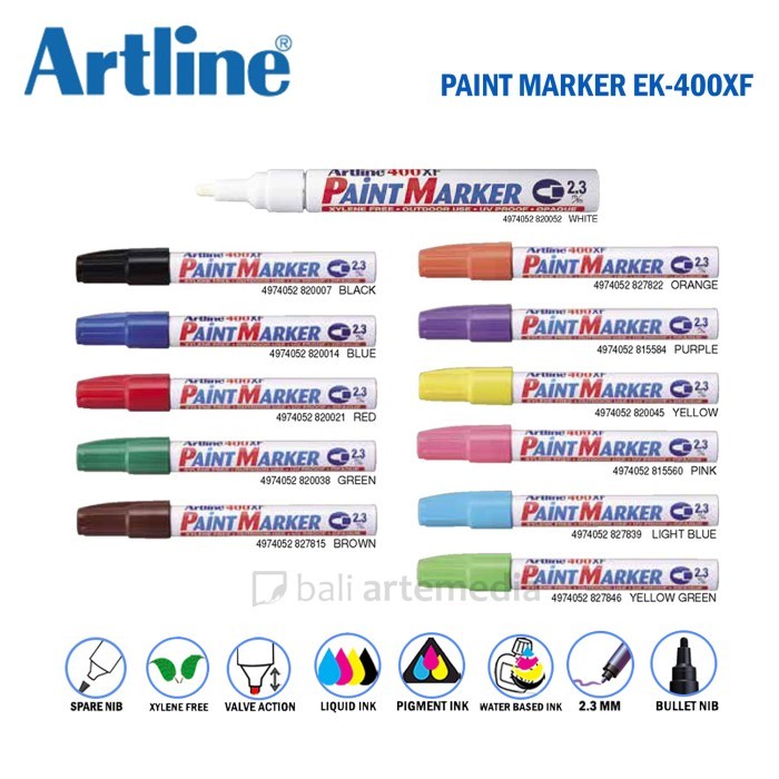 

Artline Paint Marker 400XF 2.3 mm