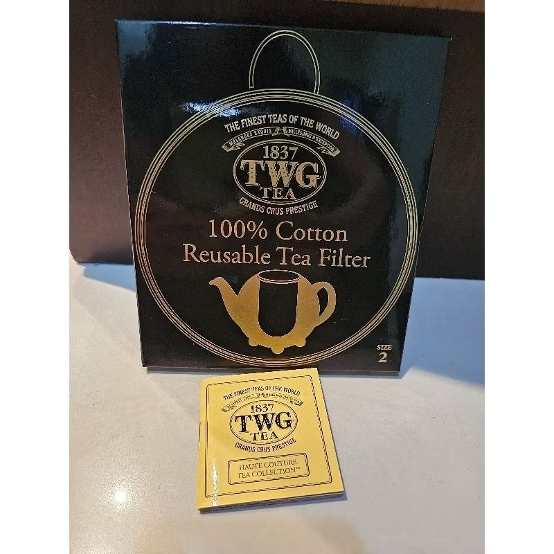 

TWG Tea Reusable Cotton Tea Filter size Large
