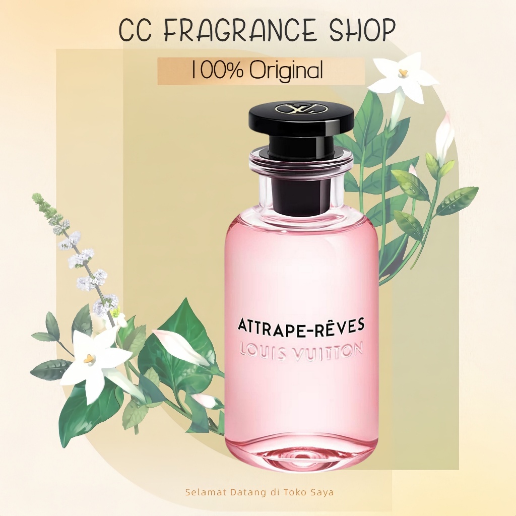 100% Asli Parfum LV Attrape Reves 100ML/Parfum Louis Vuitton/parfum wanita/Perfume lv/Floral scent p
