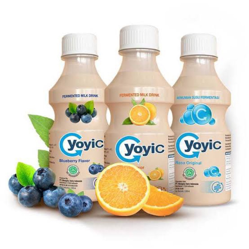 

Yoyic Susu Fermentasi Yoghurt Original Orange Blueberry 130mL