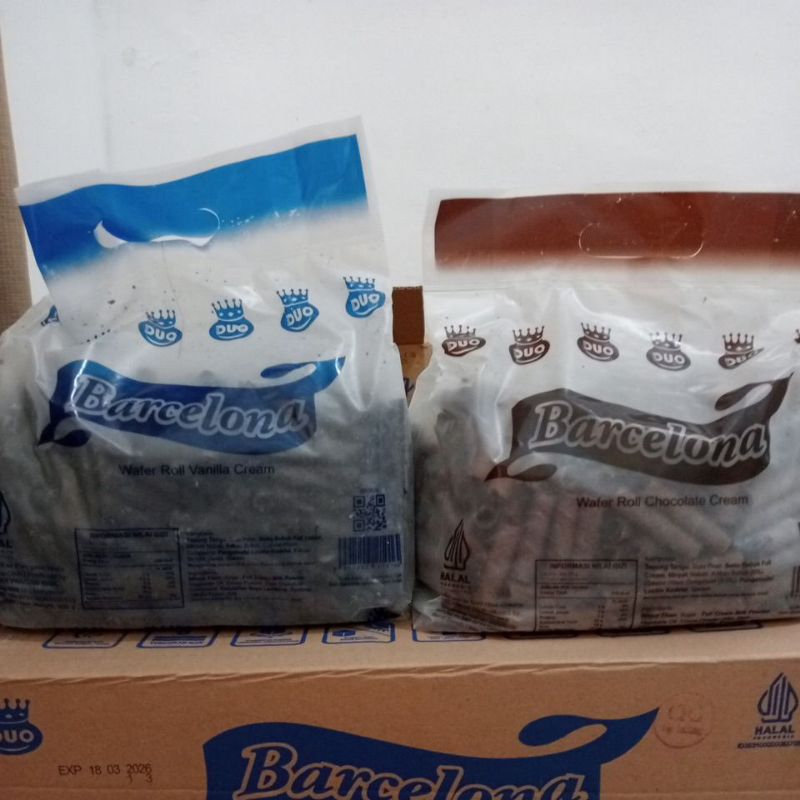 

Wafer roll Barcelona 500gr