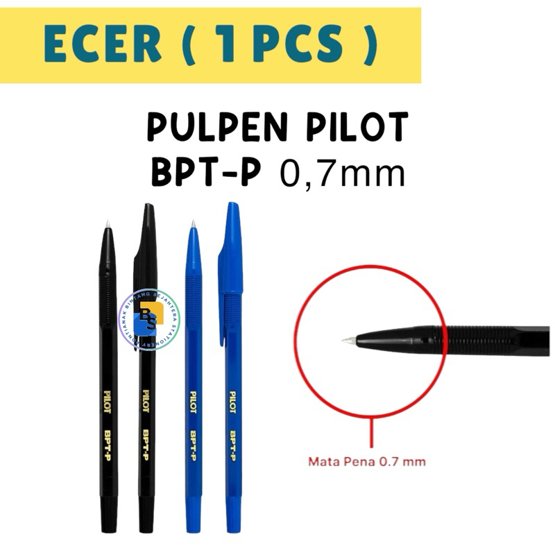 

1 Pcs - Pilot Pen Ballpoint BPT-P/ Pulpen Pilot BPTP
