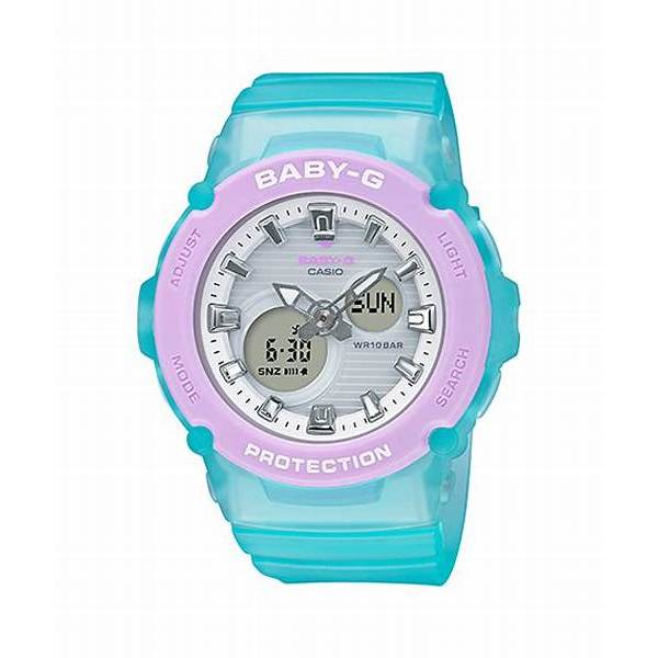 Original 100% Casio Baby-G BGA-270-2ADR Jam Tangan Wanita BGA270 Garansi Resmi 2 Tahun
