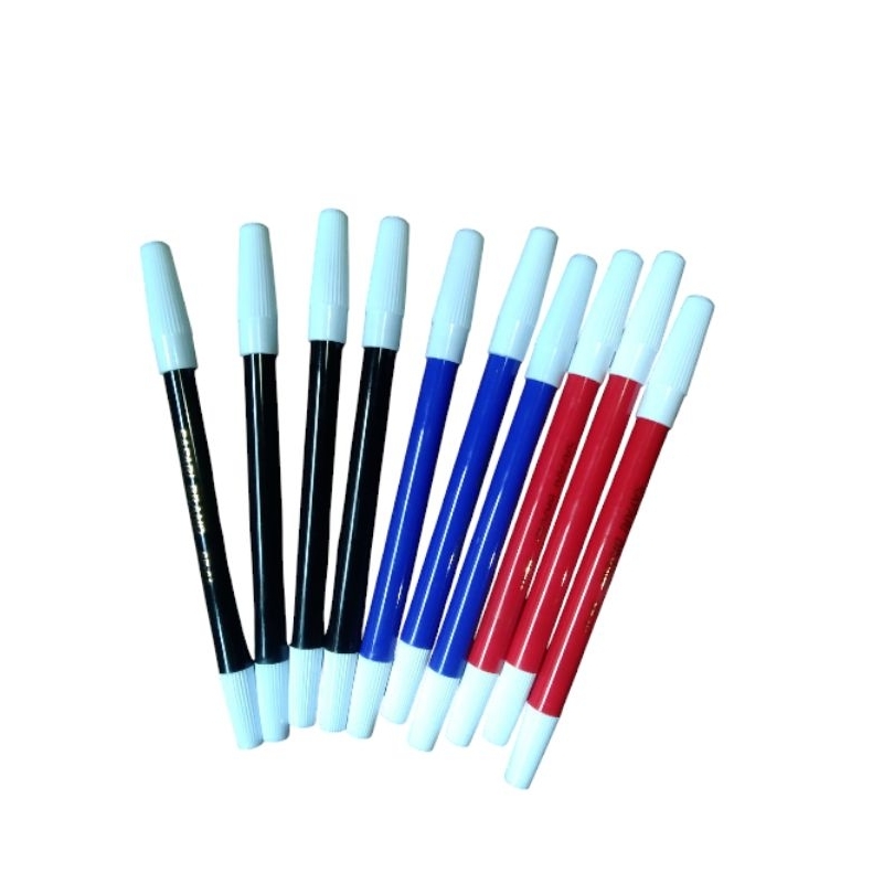 

12pcs safari spidol loos hitam merah biru