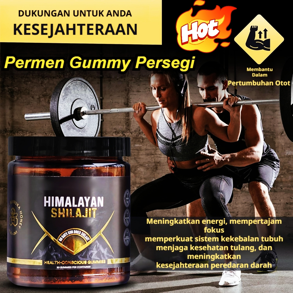 

【Lebaran Sale】✨️Beli 1 Gratis 2✨️Himalayan Shilaji Gummies 30 Kapsul /100% authentic Himalayan Shilaji Gummies/Penurunan Berat Badan Dan Kebugaran/Penurun Gula Darah/Penurun Lipid Darah/Menghilangkan Rasa Lelah/Permen Lunak Ekstrak Mineral Alami