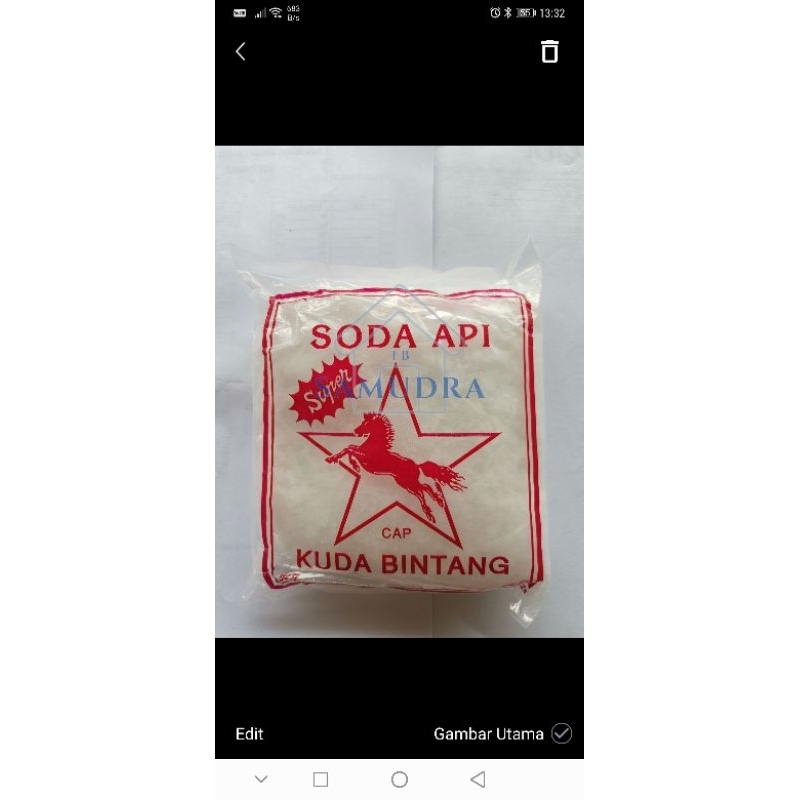 Soda api bubuk kristal Cap Kuda Bintang