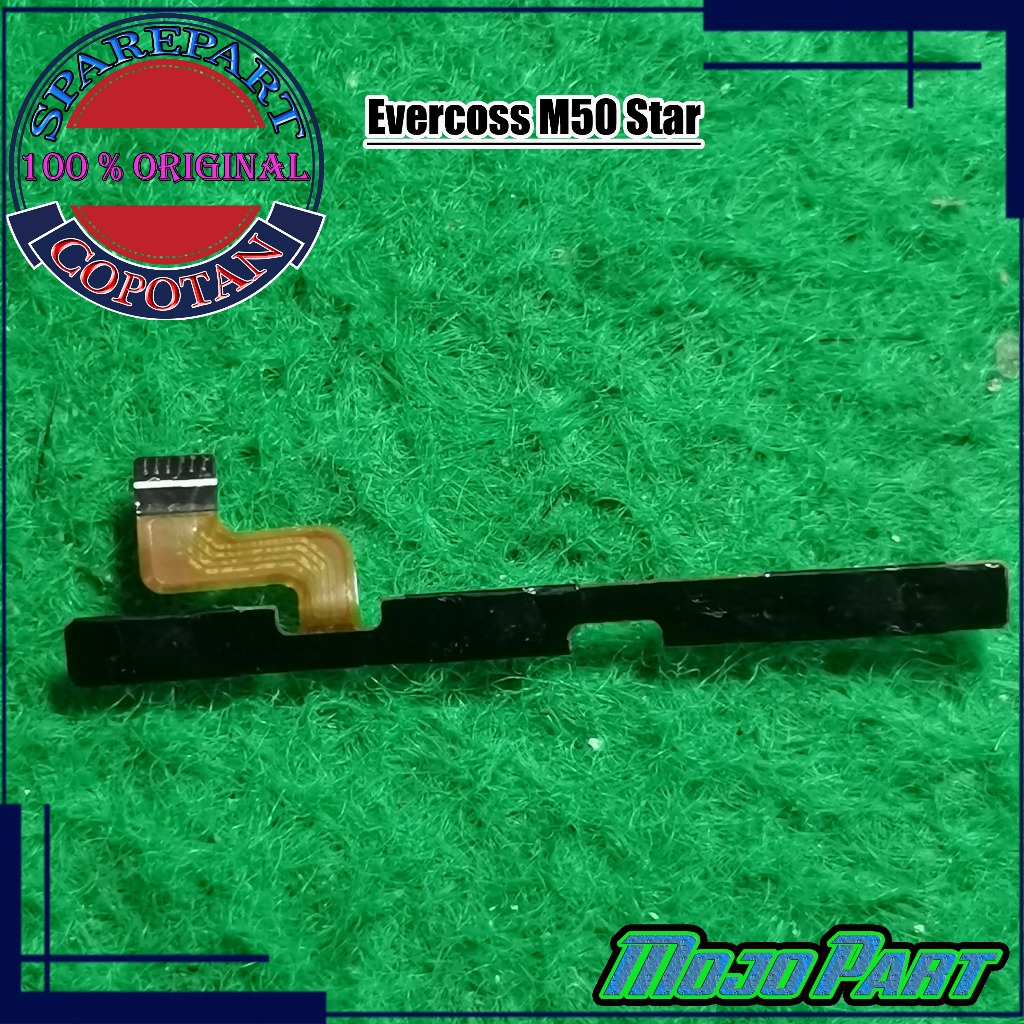 Evercoss M50 Star fleksibel flexible tombol power on off dan volume copotan