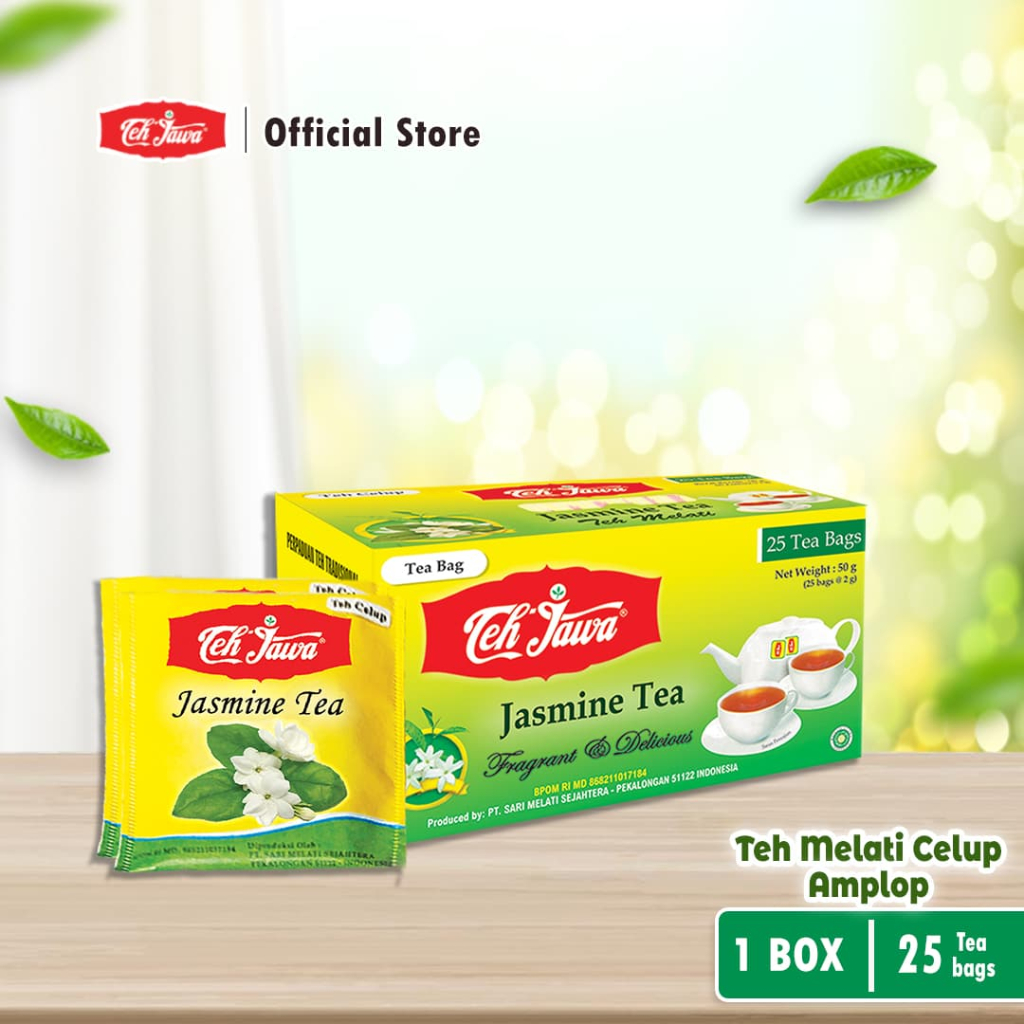 

Teh Jawa SBY - Celup Amplop Jasmine Tea isi 25 Pcs