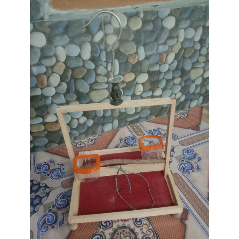 sangkar layang gatilang sangkar layang perkutut sangkar layang trucukan bonus tali dan wadah pakan