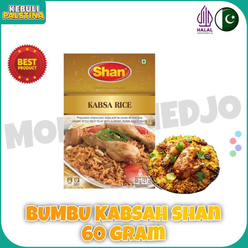 

BUMBU NASI KABSAH 60 GRAM MERK SHAN EXP 14/11/2026