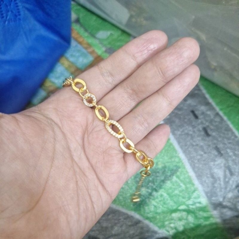 gelang lapis emas 18k