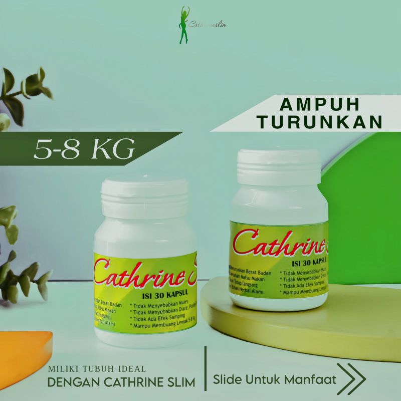 2 botol kapsul catherine slim