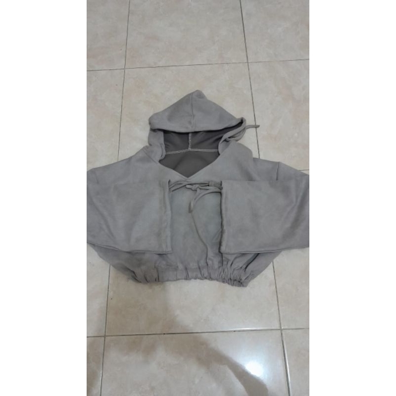 preloved hoodie/jacket crop