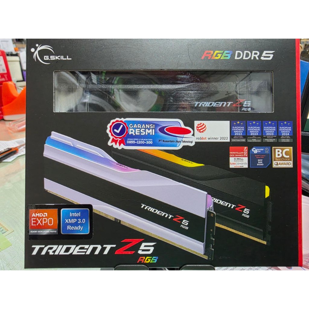 Ram G.SKILL TRIDENT Z5 RGB DDR5 32GB (2x16GB) 6000MHz - Gskill DDR5 32GB 6000Mhz