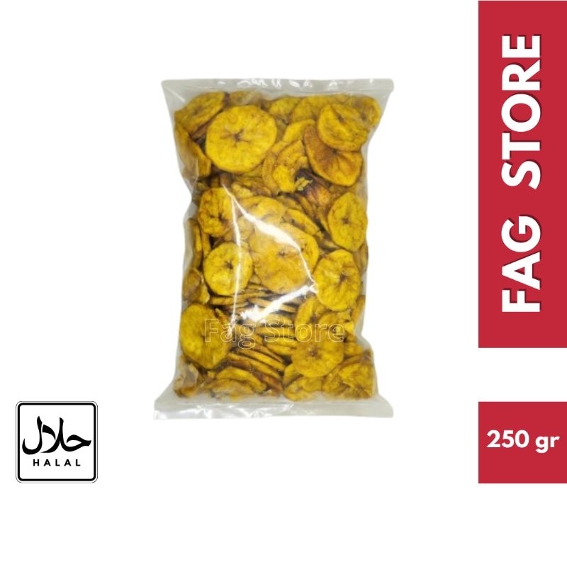 

Keripik Pisang Nangka Manis Bulat 250gr Kripik Pisang Koin Snack Kiloan