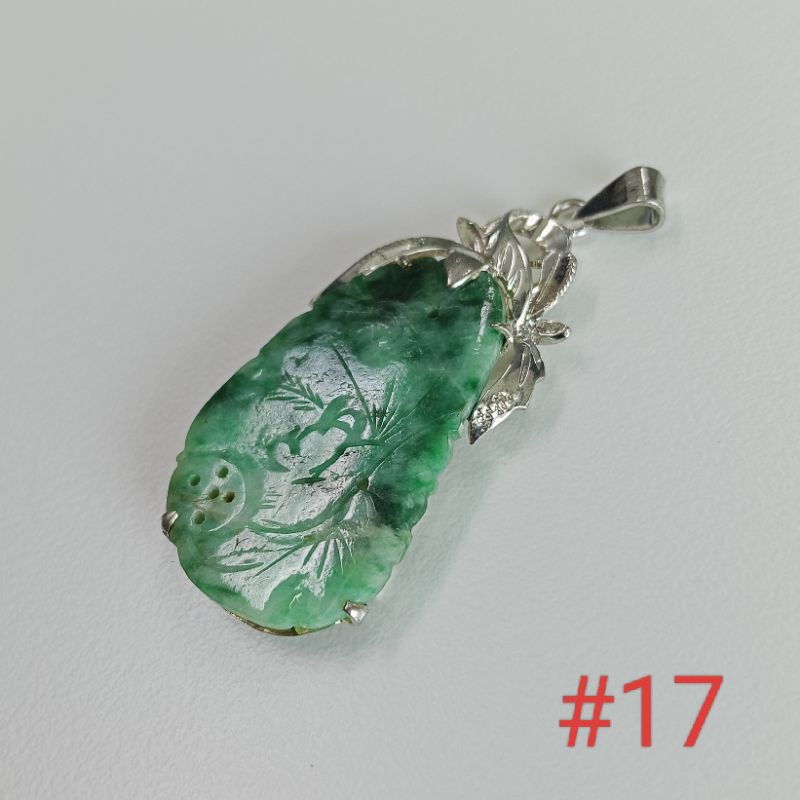 liontin batu natural jedeite jade type A-B, Myanmar _burma