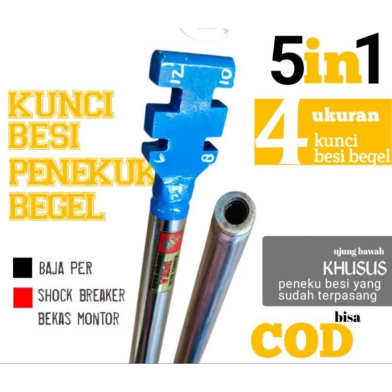 Alat/kunci Penekuk Besi berbagai ukuran, kunci Besi penekuk Begel  rangka beton