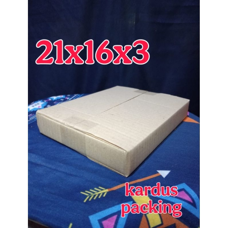 

kardus packing UK 21x16x3 kardus besar kardus kecil