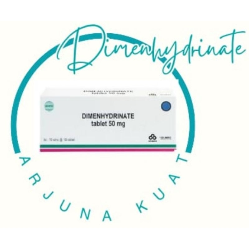 DIMENHYDRINATE 50MG KEMASAN BOX