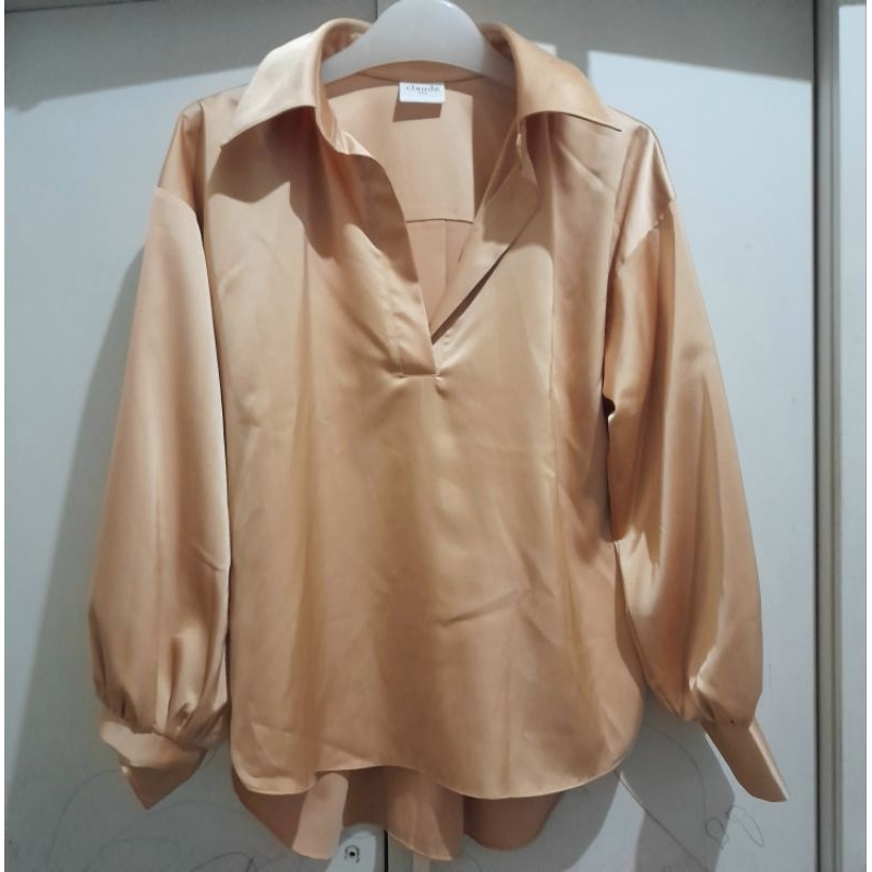 Top Claude / Kemeja Claude / Atasan Satin Claude