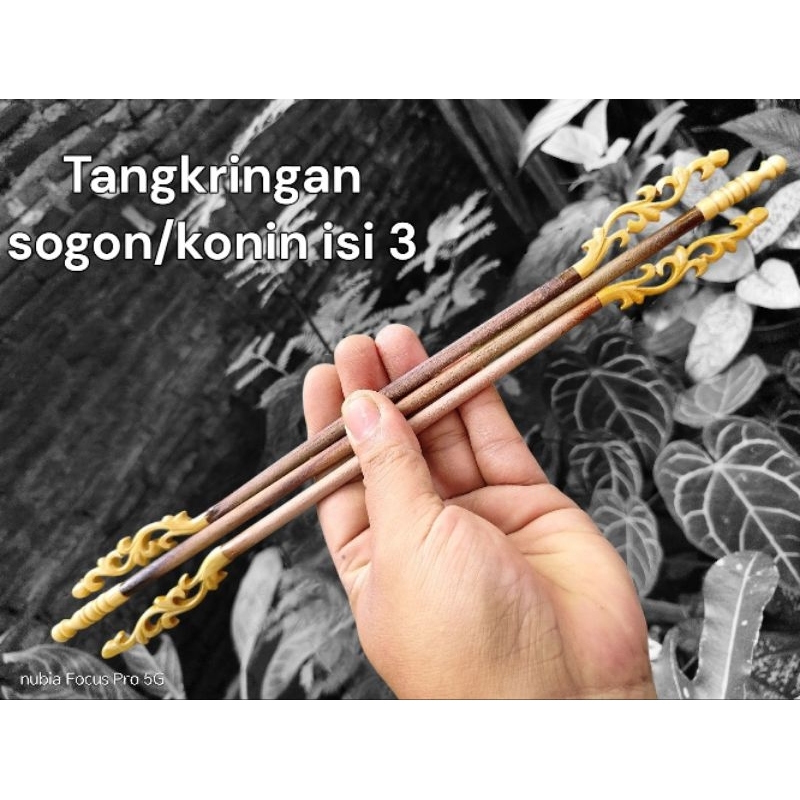 tangkringan burung konin dan sogon sonokeling 6mm isi 3