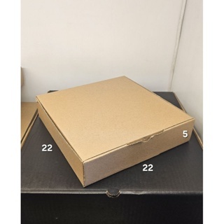 

2 PC PIZZA BOX E-FLUTE KARDUS 22X22X5