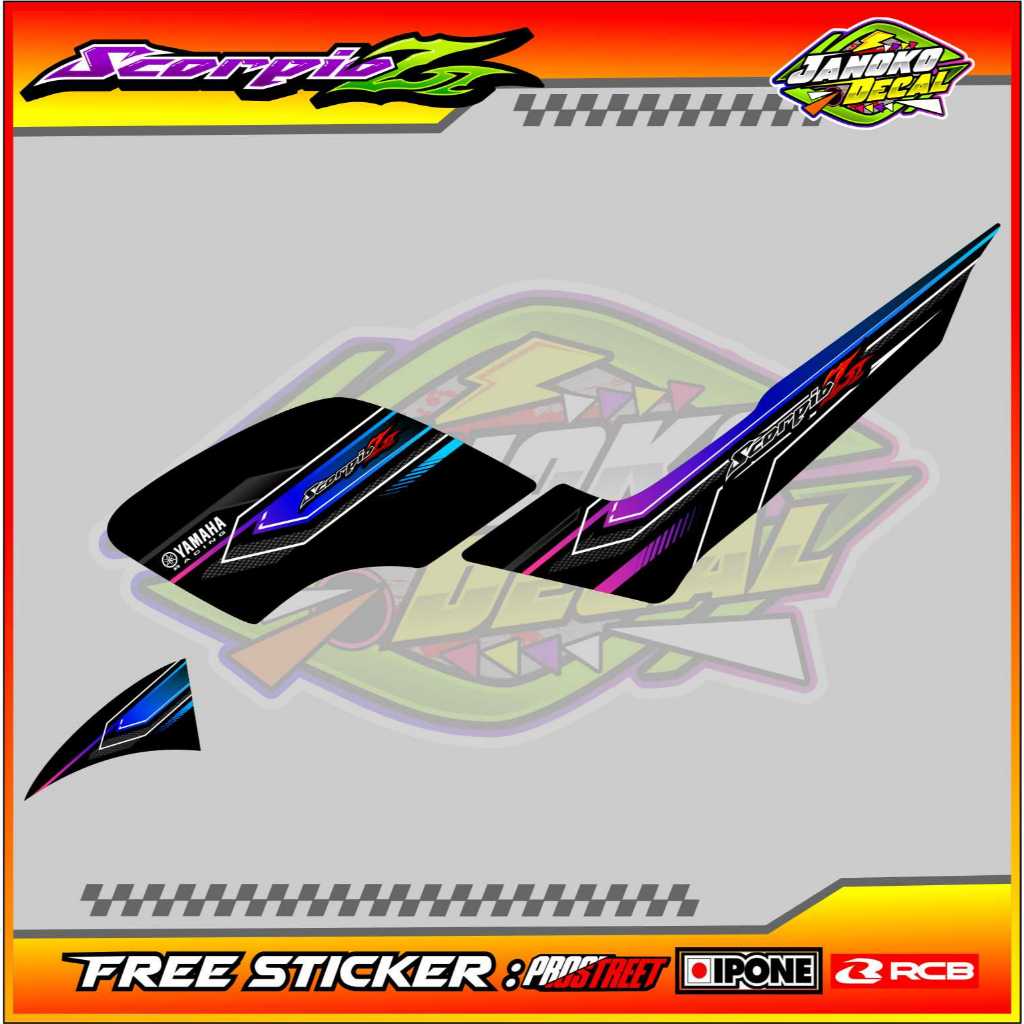 STRIPING VARIASI YAMAHA SCORPIO / STICKER LIST MOTOR YAMAHA YAMAHA SCORPIO