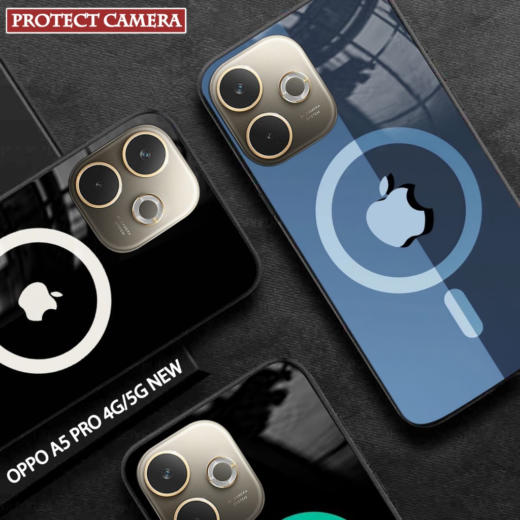 Softcase Kaca Oppo A5 Pro 4G 5G /A5 Terbaru [FC52] Casing Handphone - Pelindung Handphone - Aksesori