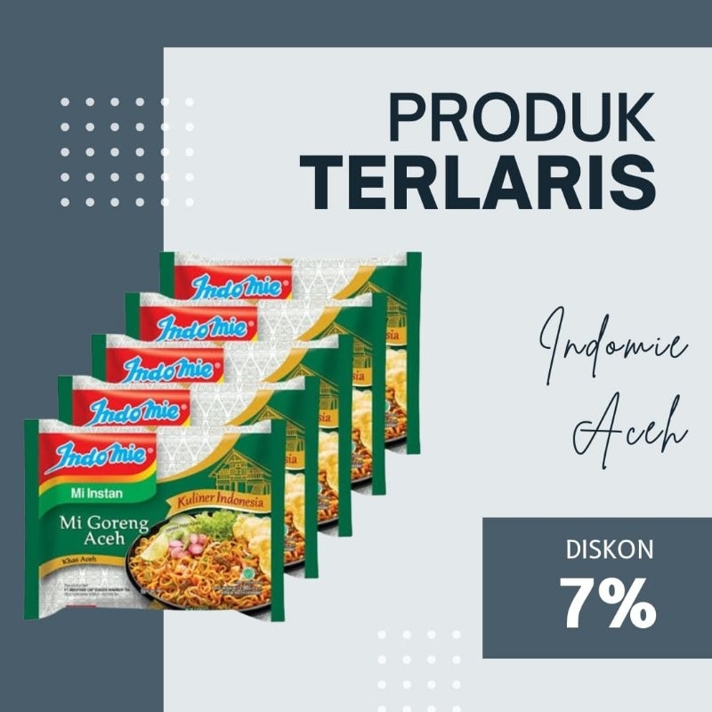 

Indomie Mie Instant Goreng Aceh 85g
