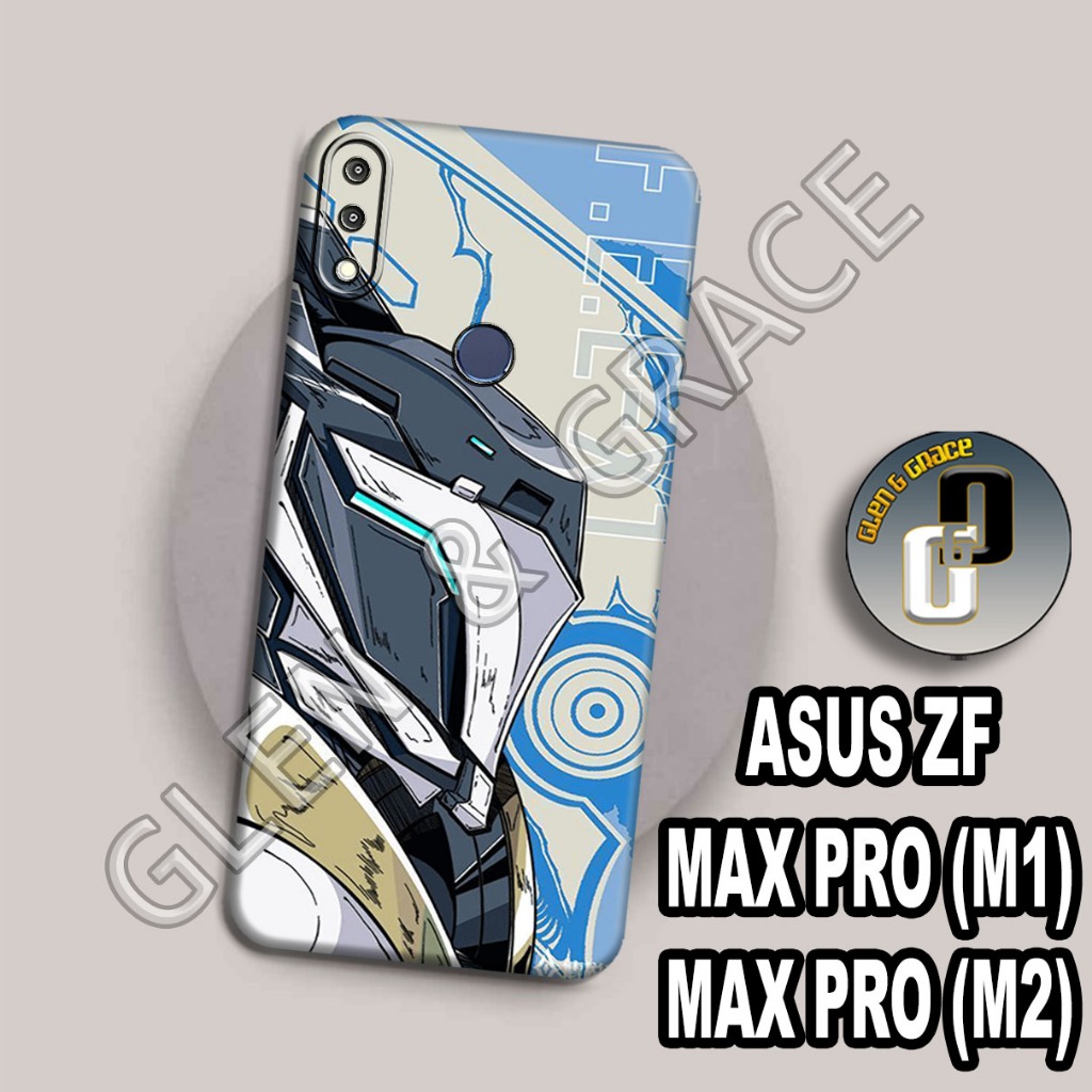 G51 - Softcase ASUS ZENFONE MAX PRO (M1) / MAX PRO (M2) - Bahan karet lentur - Motif ROBOT - silikon