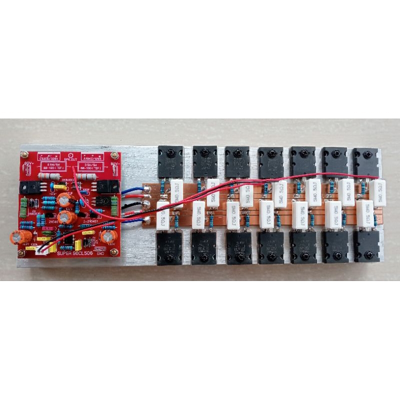 Kit Driver power amplifier SOCL 506 plus Pinal transistor Thosiba 7SET