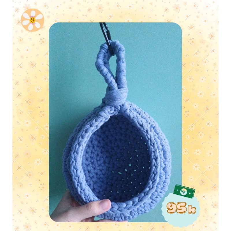 COCOON POUCHIE for Sugar Glider | Pouch Tempat Tidur Ayunan Mainan untuk Sugar Glider Rajut Handmade