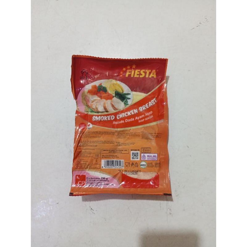 

Fiesta smoked chicken breast/rolade dada ayam asap 250gr
